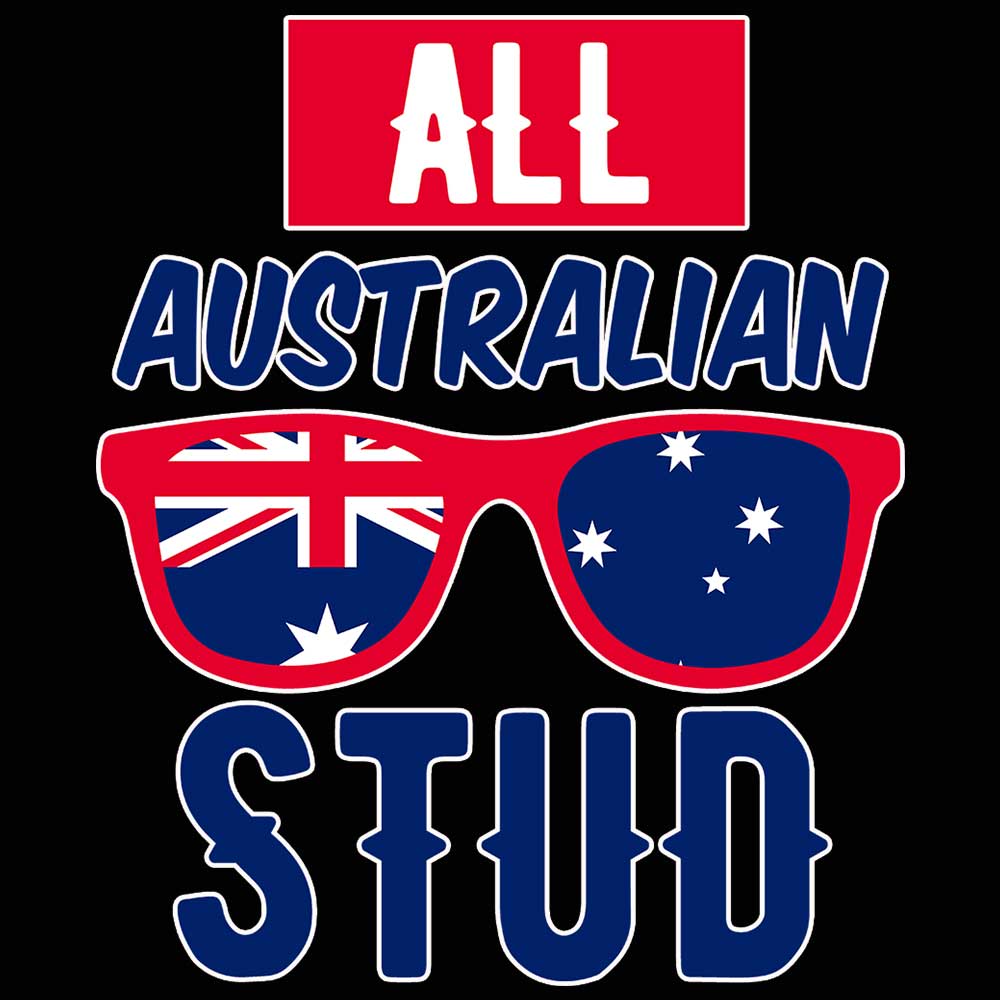 All Australian Stud Australia Day - Mens 123t Funny T-Shirt Tshirts