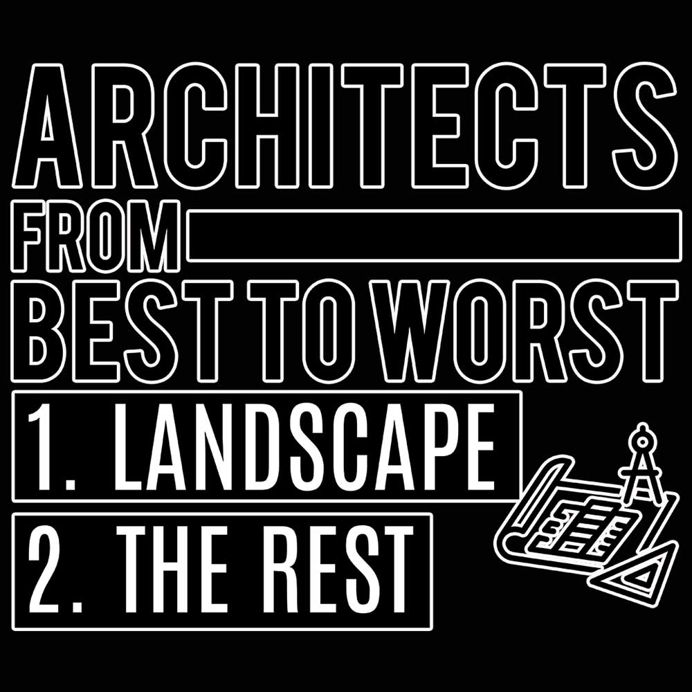 Architects From Best To Worst - Mens 123t Funny T-Shirt Tshirts