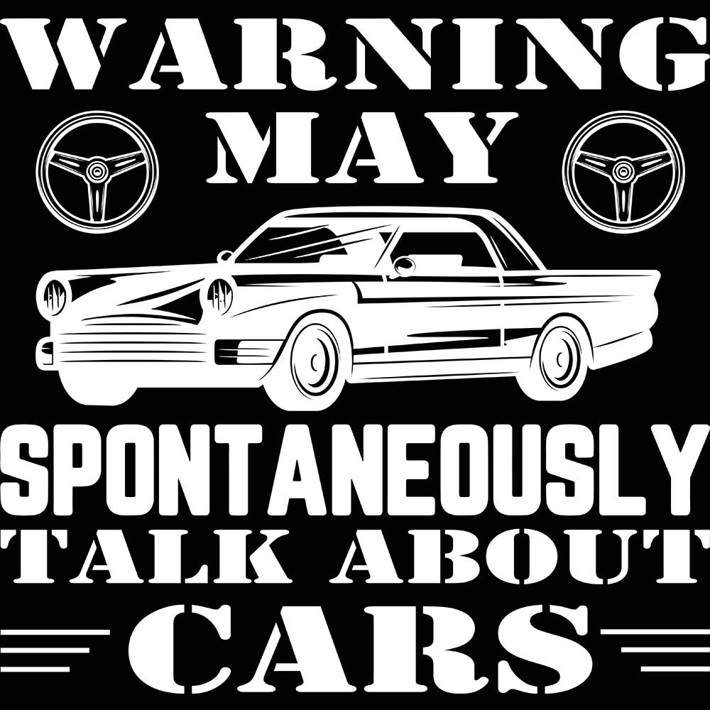 Auto Mechanic Warning I May Spontaneously Talk Cars - Mens 123t Funny T-Shirt Tshirts