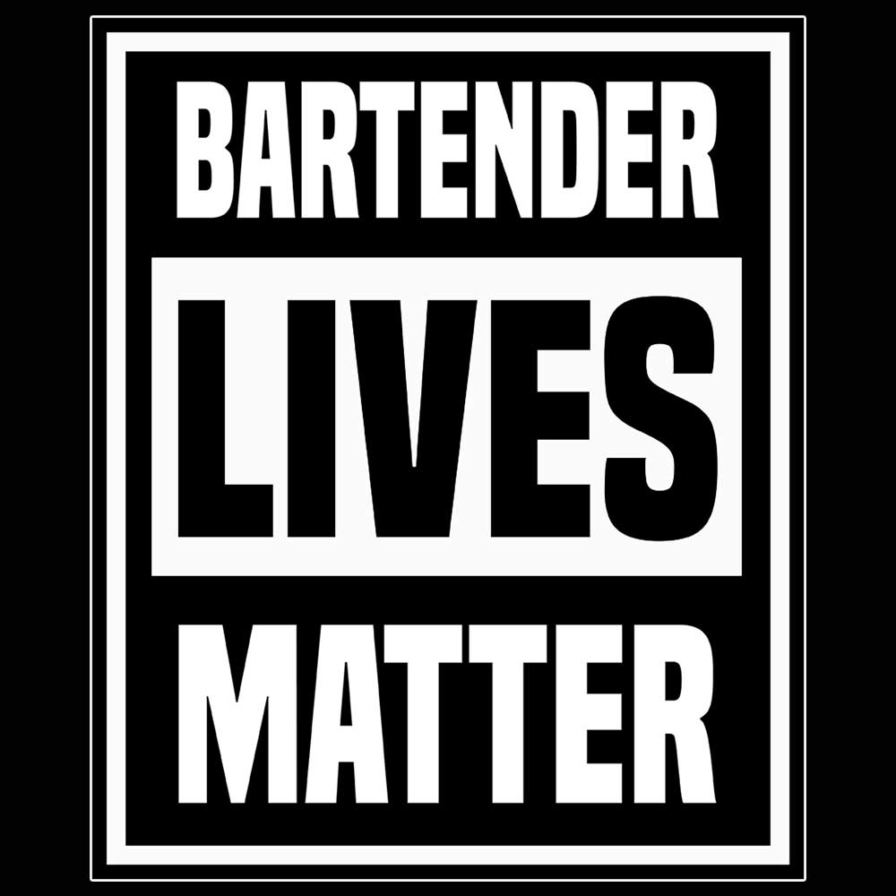 Bartender Lives Matter Pub Hotel - Mens 123t Funny T-Shirt Tshirts