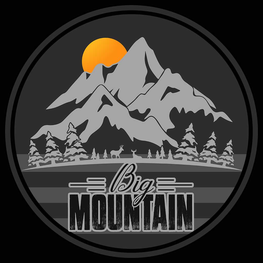 Big Mountain Sun Climbing - Mens 123t Funny T-Shirt Tshirts