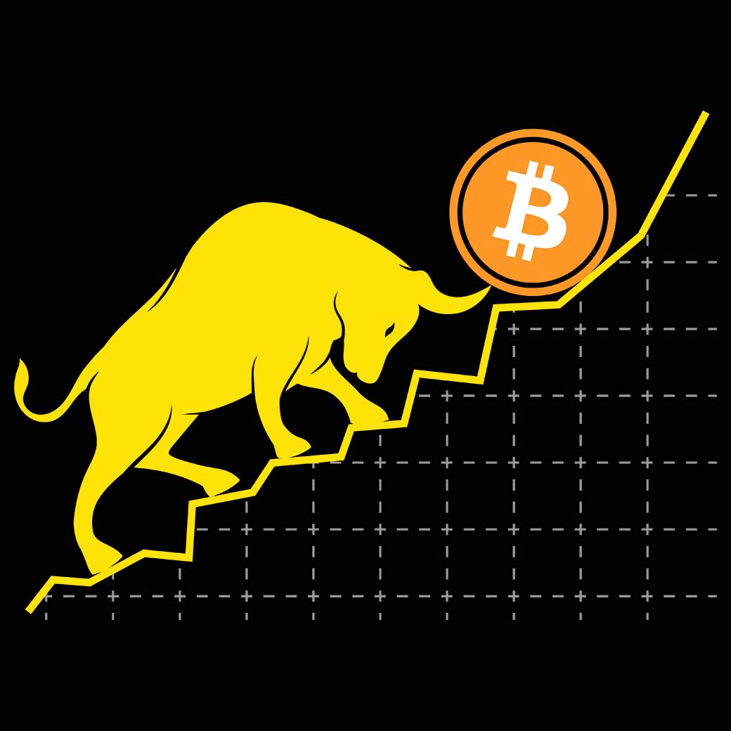 Bitcoin Trader Crypto Asset Trader Bull Trend Art - Mens 123t Funny T-Shirt Tshirts