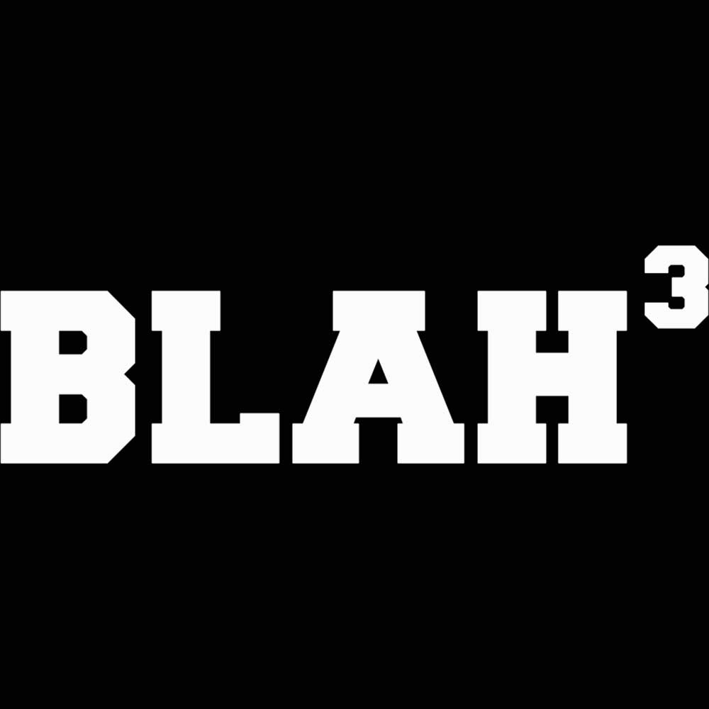 Blah 3 - Mens 123t Funny T-Shirt Tshirts