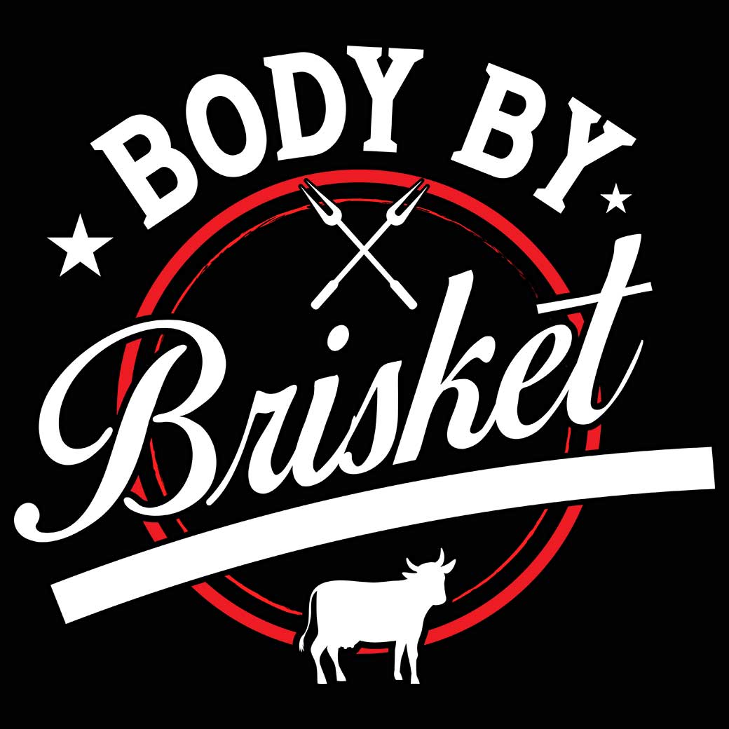 Body By Brisket Backyard Cookout Bbq Grill - Mens 123t Funny T-Shirt Tshirts