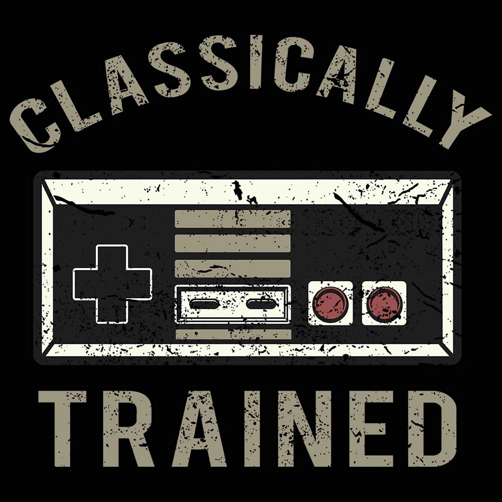 Classically Trained Distressed Colour - Mens 123t Funny T-Shirt Tshirts