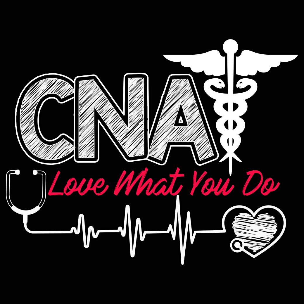 Cna Nurse Love What You Do - Mens 123t Funny T-Shirt Tshirts