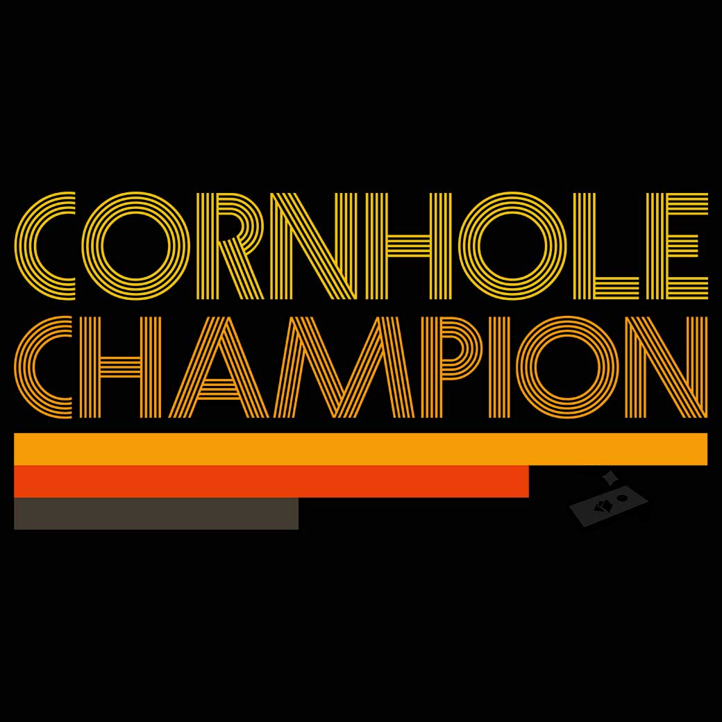 Cornhole Champion - Mens 123t Funny T-Shirt Tshirts