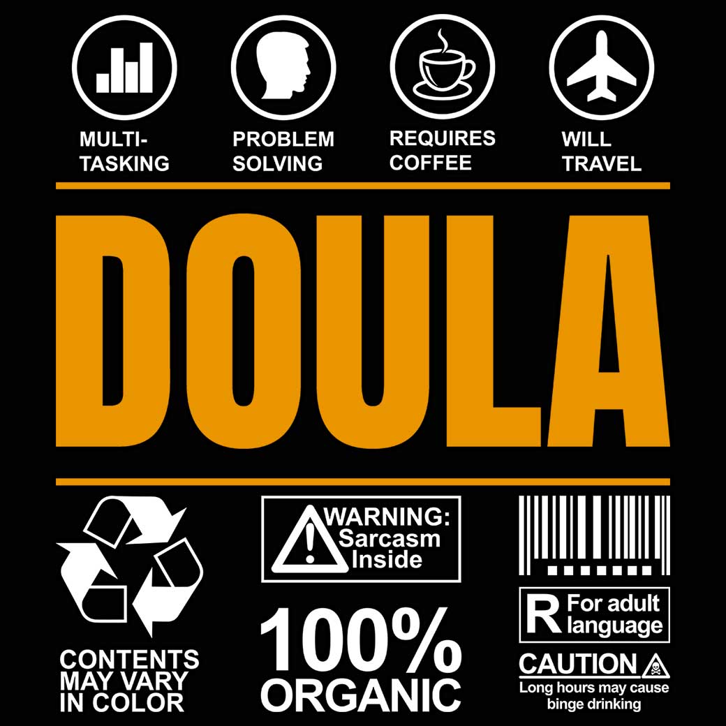 Doula Sarcastic Humour - Mens 123t Funny T-Shirt Tshirts