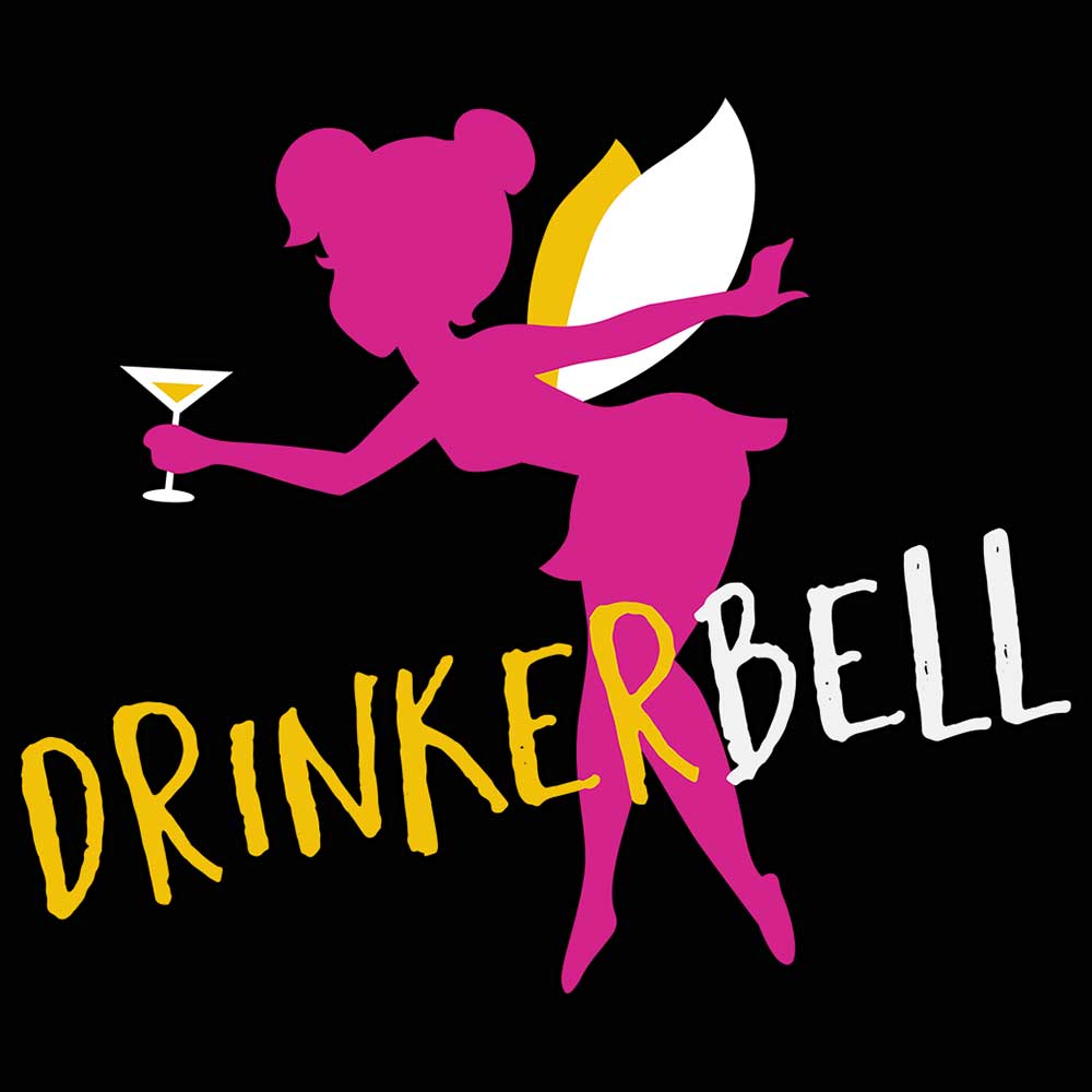 Drinkerbell Fairy - Mens 123t Funny T-Shirt Tshirts
