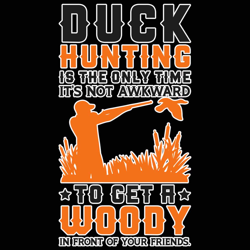 Duck Hunting Is The Only Time Its Not Awkward - Mens 123t Funny T-Shirt Tshirts