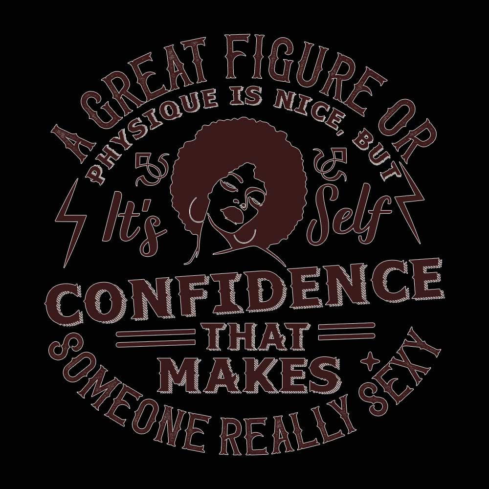 Great Figure Or Physique Is Nice Self Confidence - Mens 123t Funny T-Shirt Tshirts