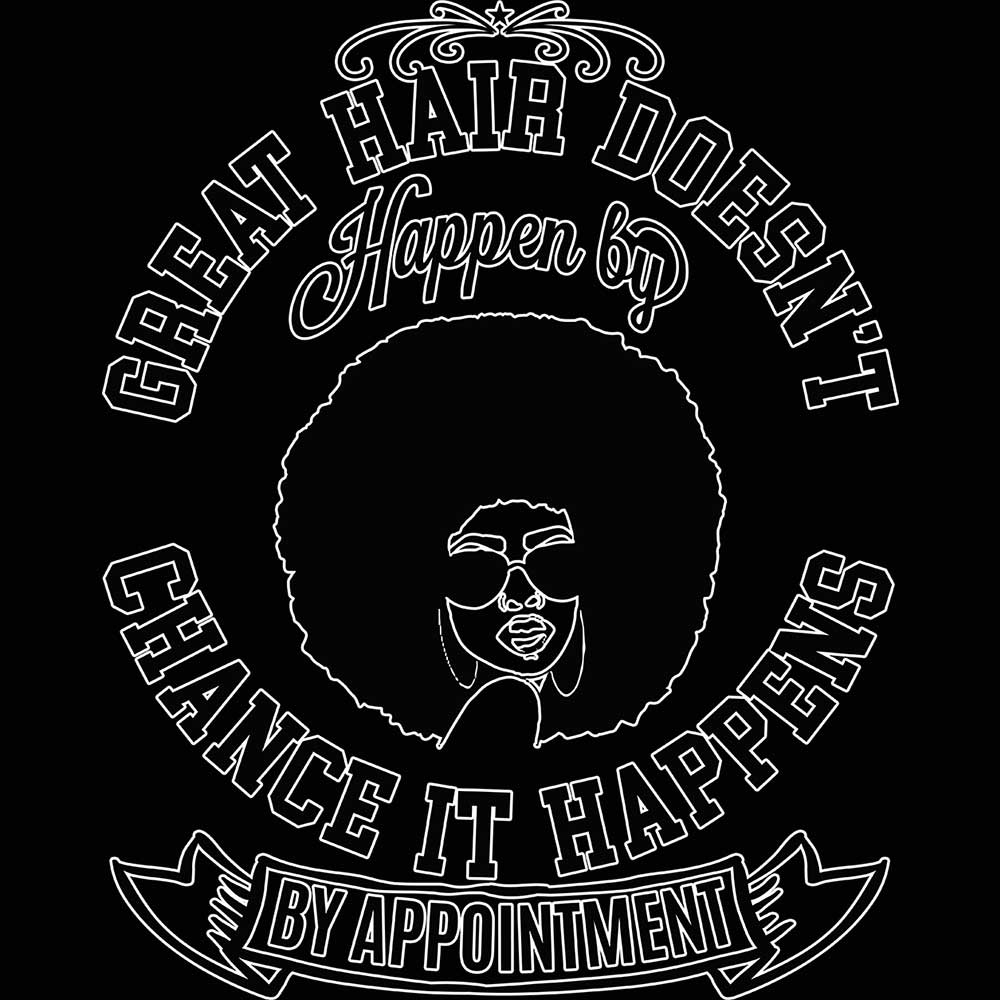 Great Hair Doesnt Happen By Chance Afro - Mens 123t Funny T-Shirt Tshirts