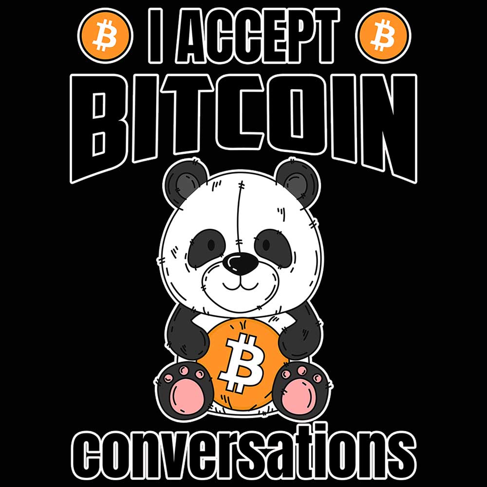 I Accept Bitcoin Conversations - Mens 123t Funny T-Shirt Tshirts