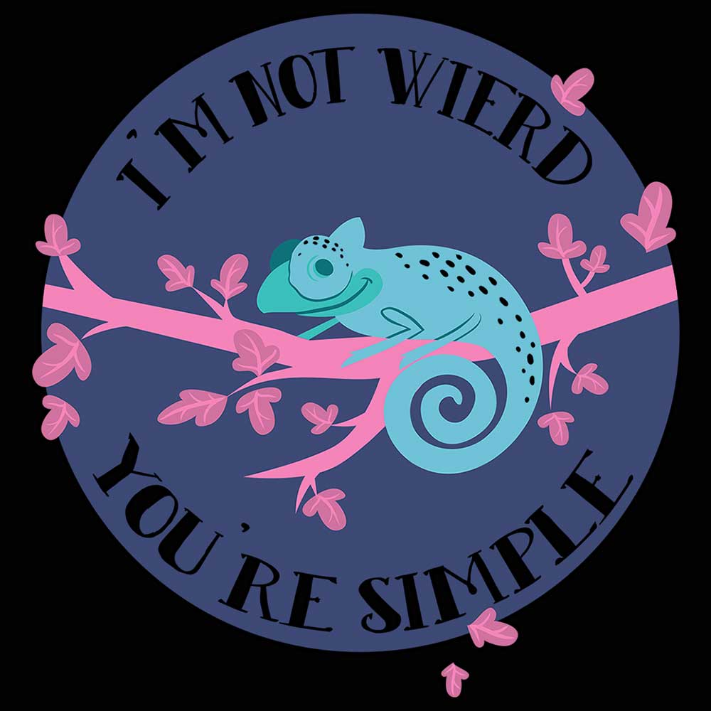 Im Not Wierd Youre Simple - Mens 123t Funny T-Shirt Tshirts
