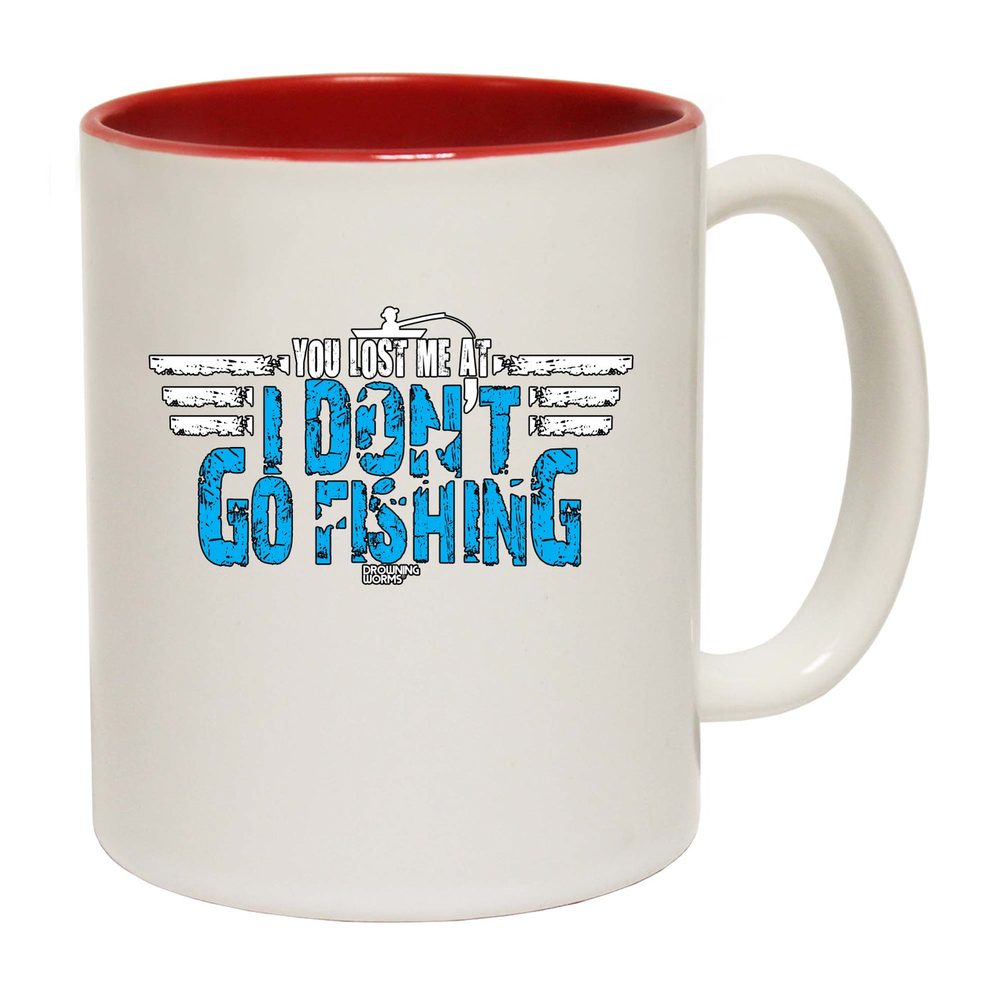 Dw You Lost Me At I Dont Go Fishing - Funny Coffee Mug