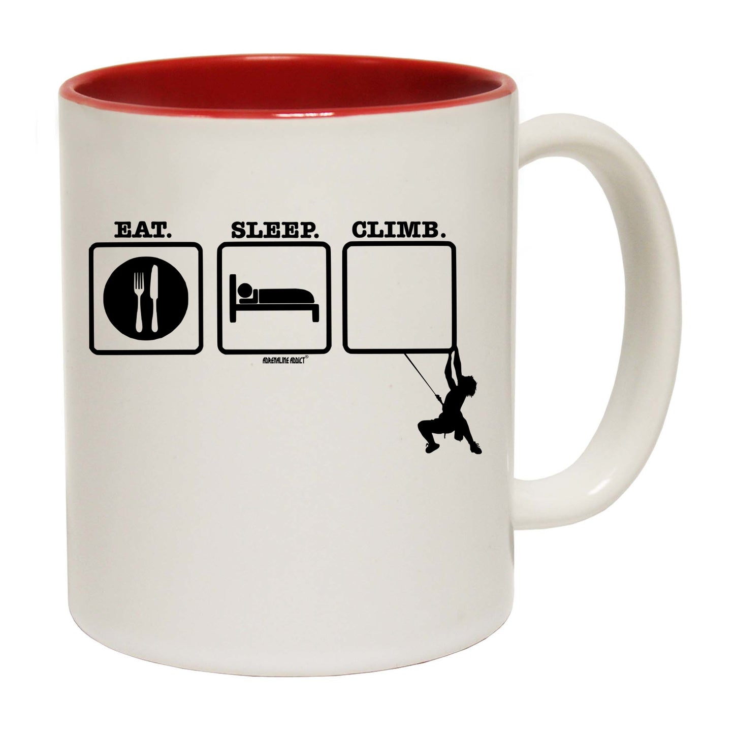 Aa Eat Sleep Climb 1 - Funny Coffee Mug