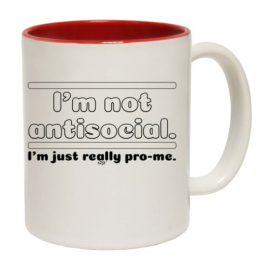 Im Not Antisocial Im Just Pro Me - Funny Coffee Mug
