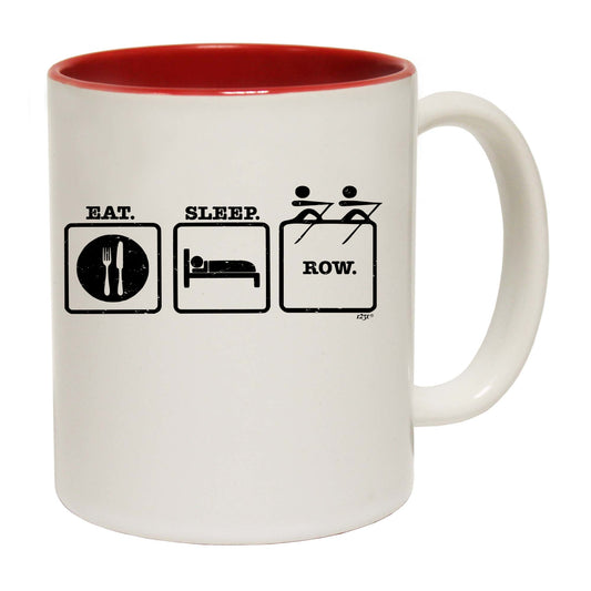 Eat Sleep Row - Funny Coffee Mug