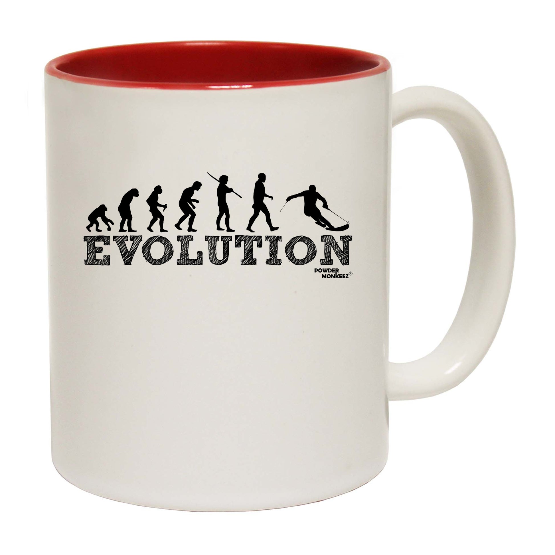 Pm Evolution Skiing - Funny Coffee Mug