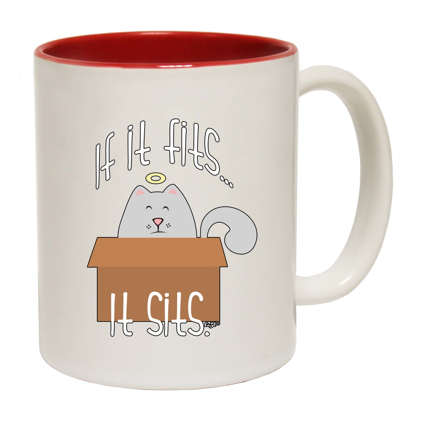 If It Fits It Sits - Funny Coffee Mug