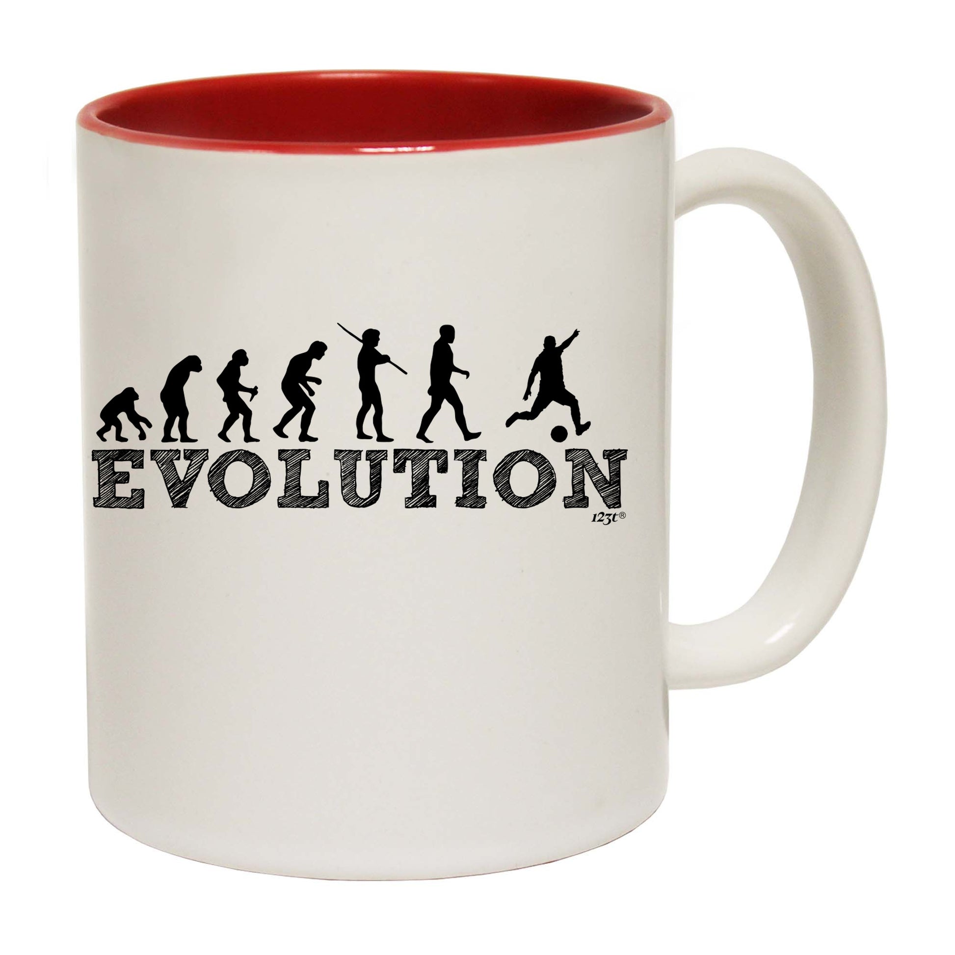 Evolution Football - Funny Coffee Mug