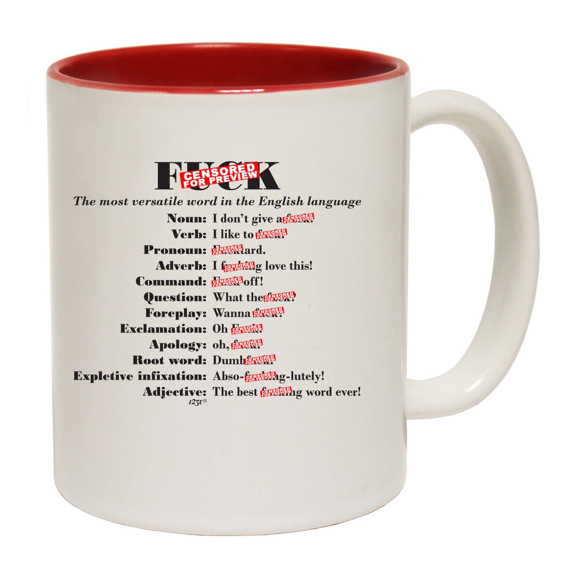 F  K The Most Versatile Word - Funny Coffee Mug