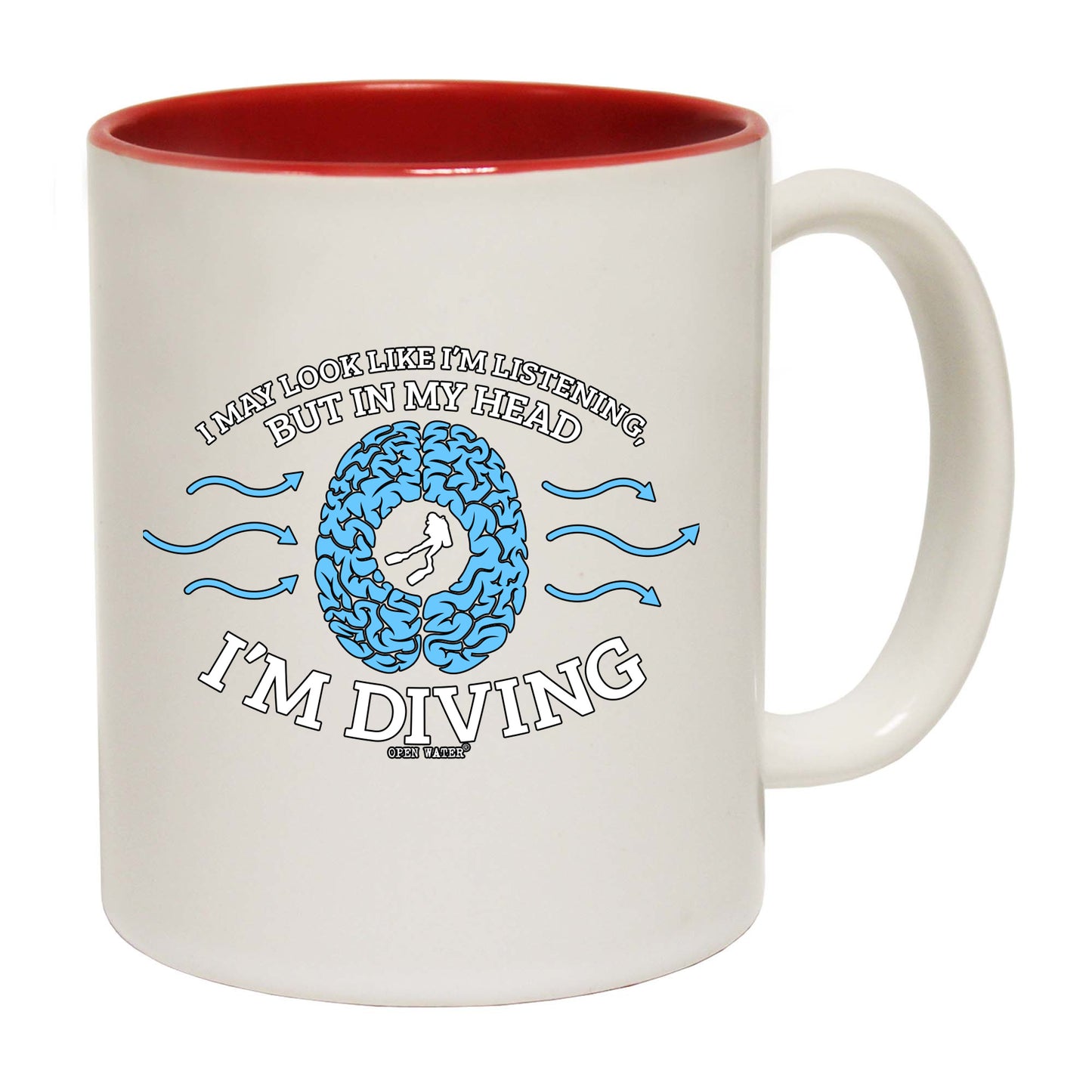 Ow I May Look Like Im Diving - Funny Coffee Mug