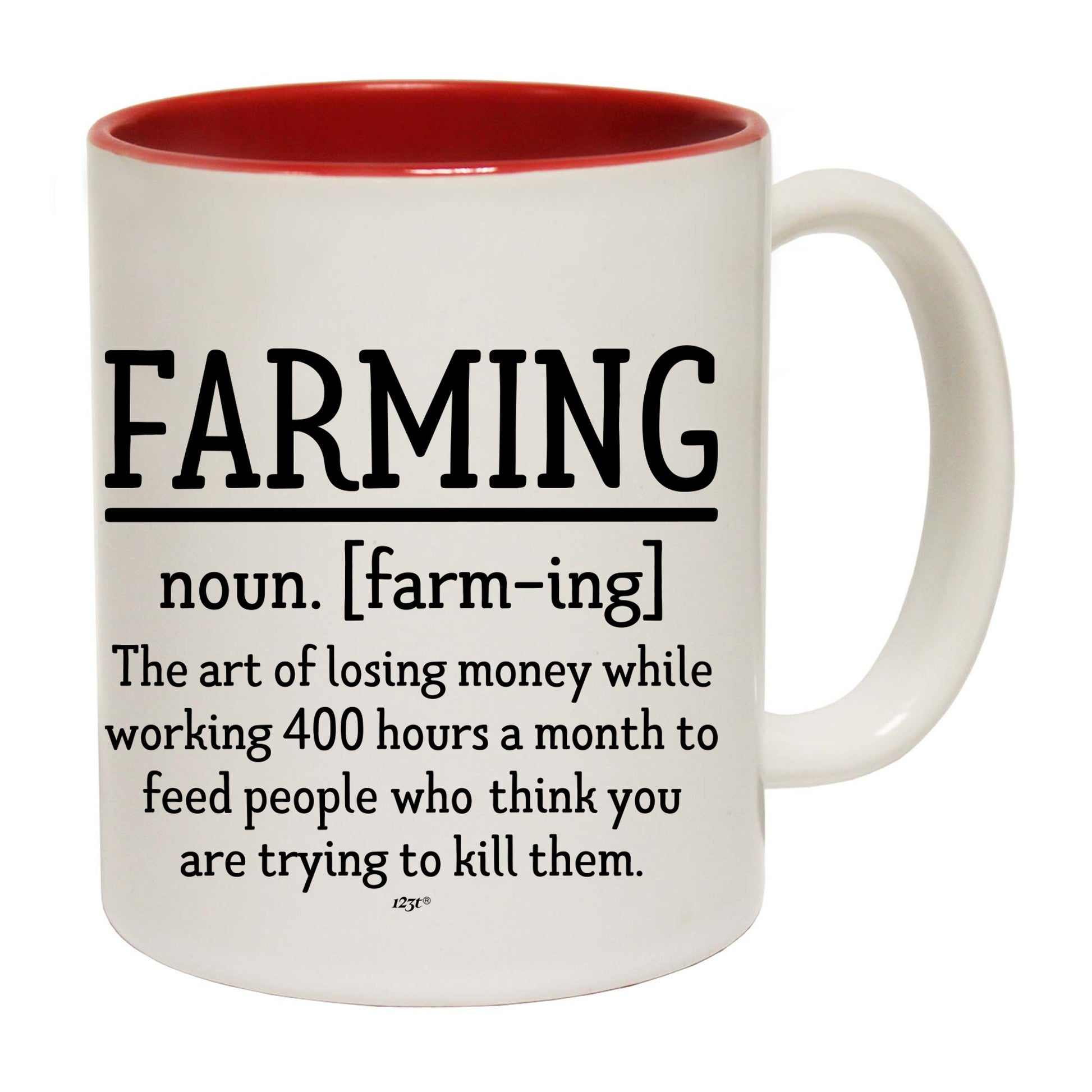 Farming Noun Farm - Funny Coffee Mug