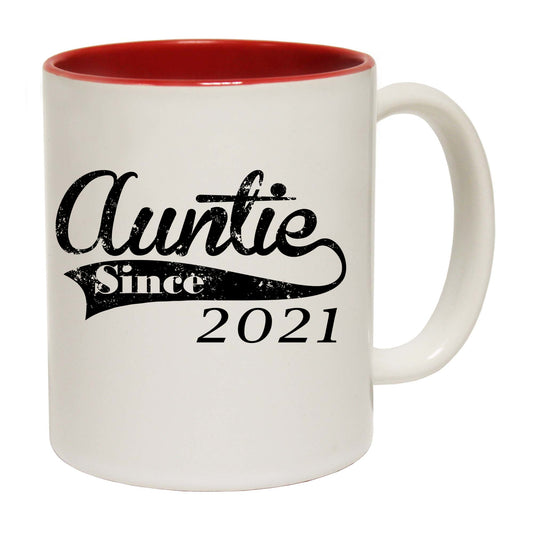 Auntie Since 2021 - Funny Coffee Mug