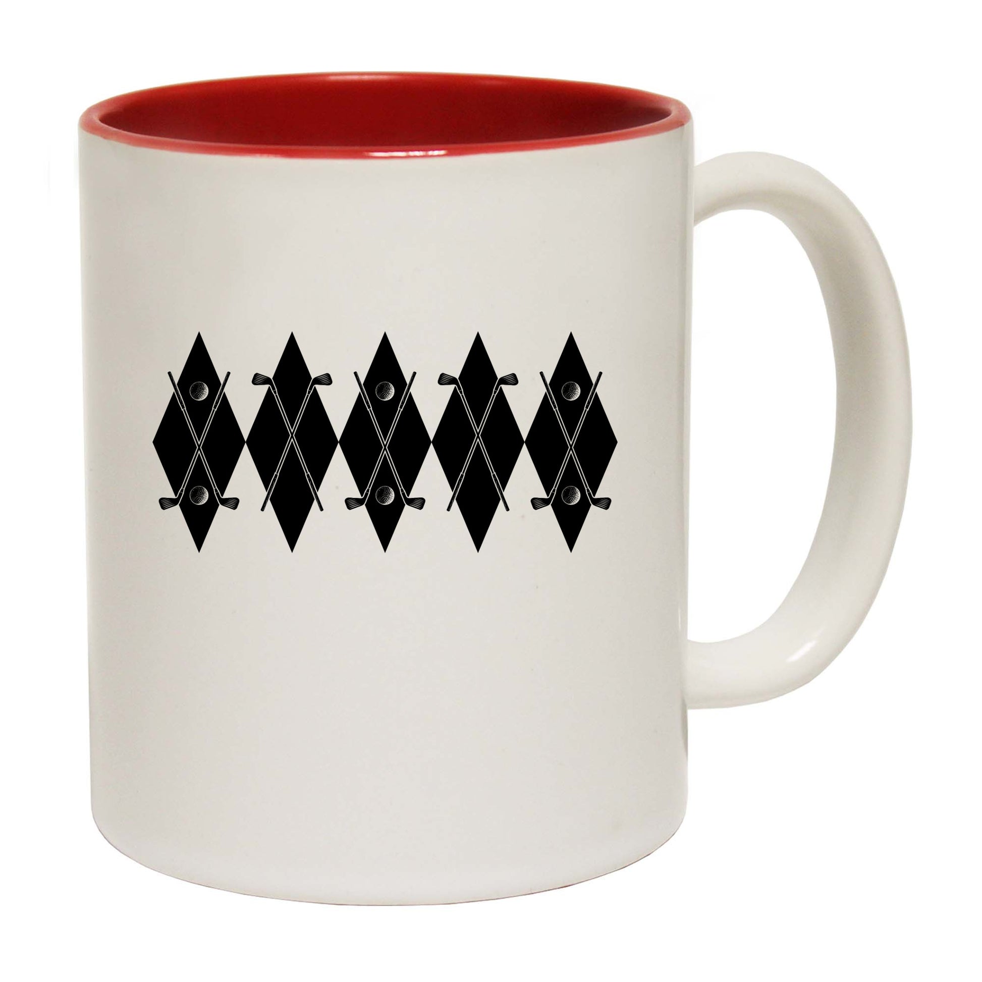 Oob Argyle Golf Jumper - Funny Coffee Mug