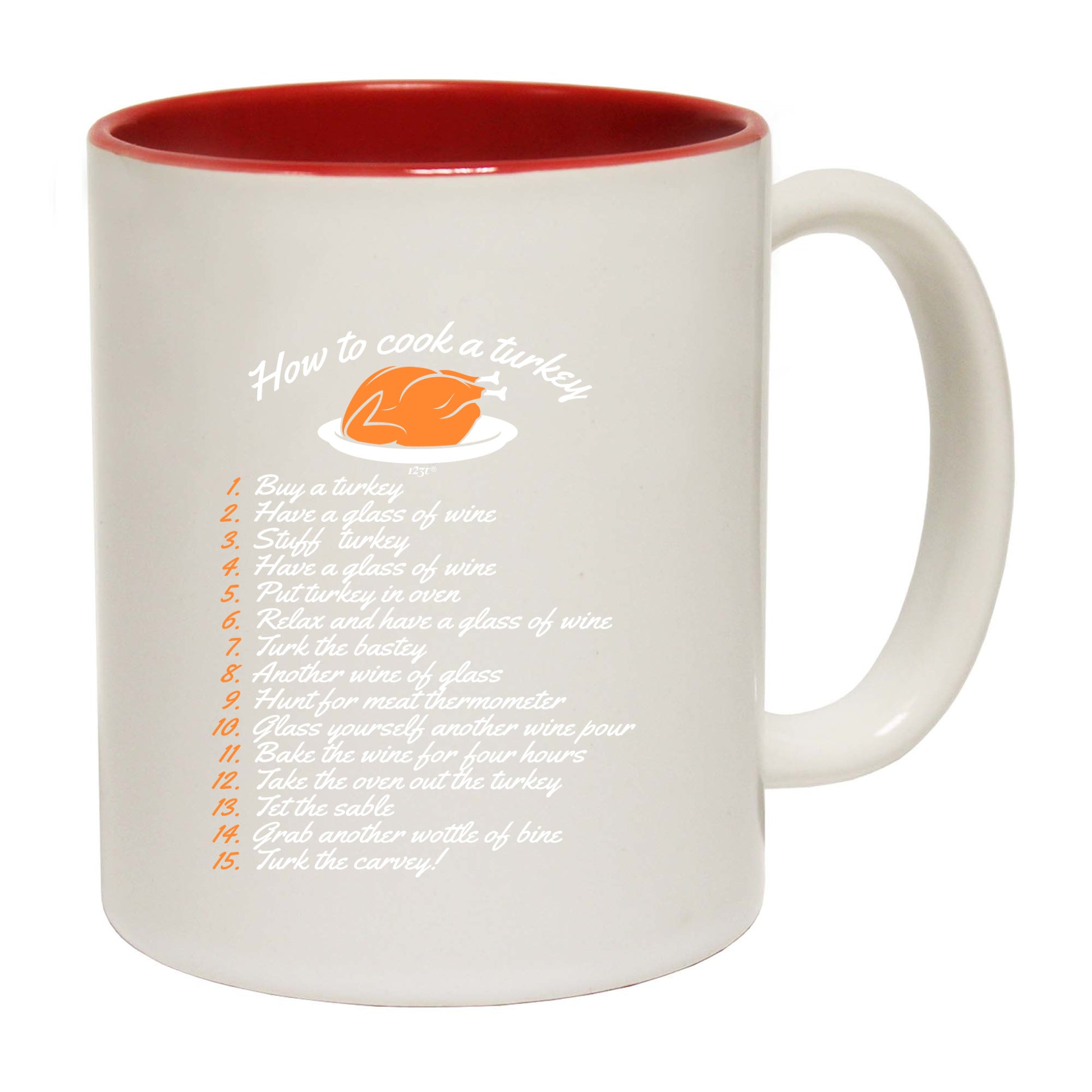 How To Cook A Turkey Christmas - Funny Coffee Mug