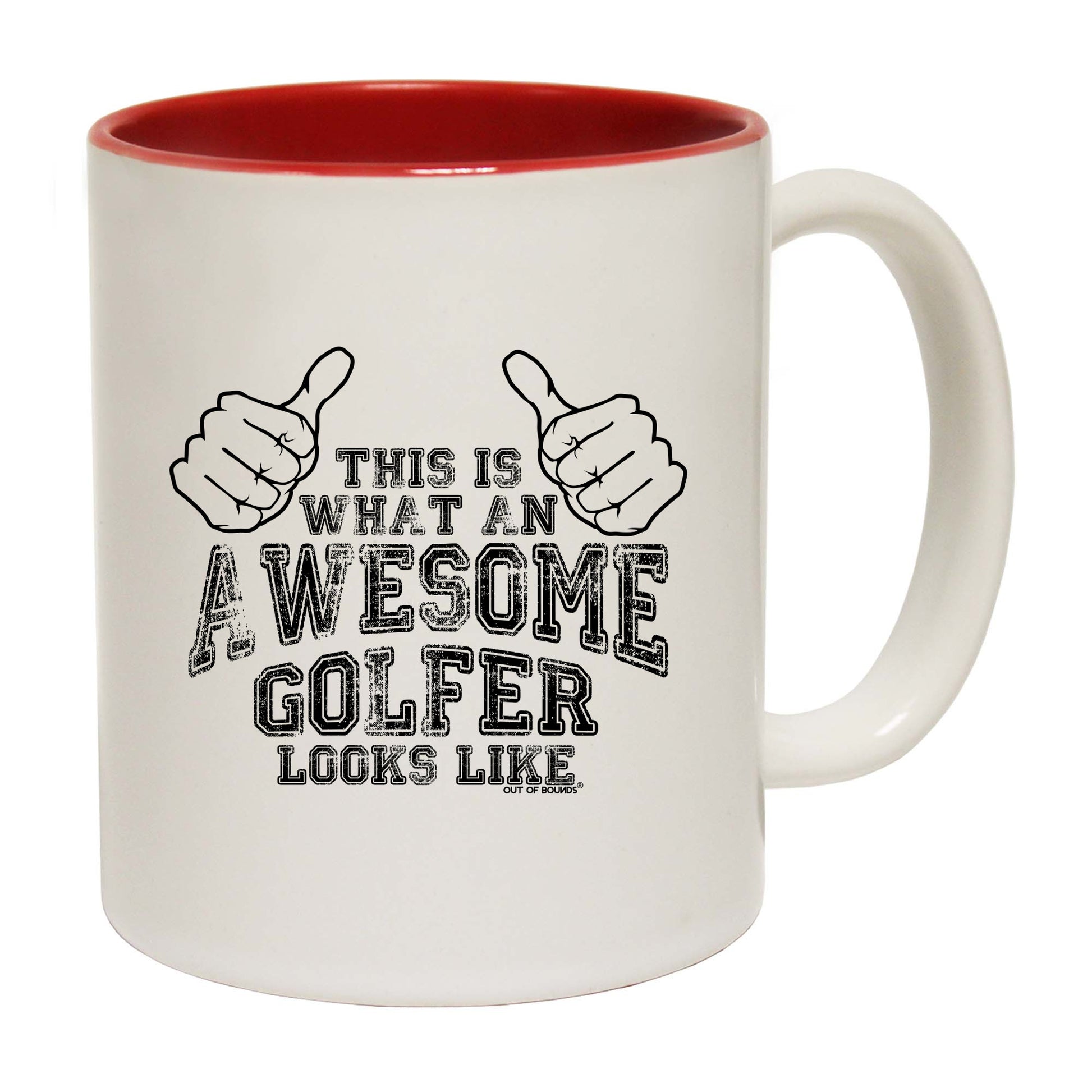 Oob This Is What An Awesome Golfer Loooks Like - Funny Coffee Mug