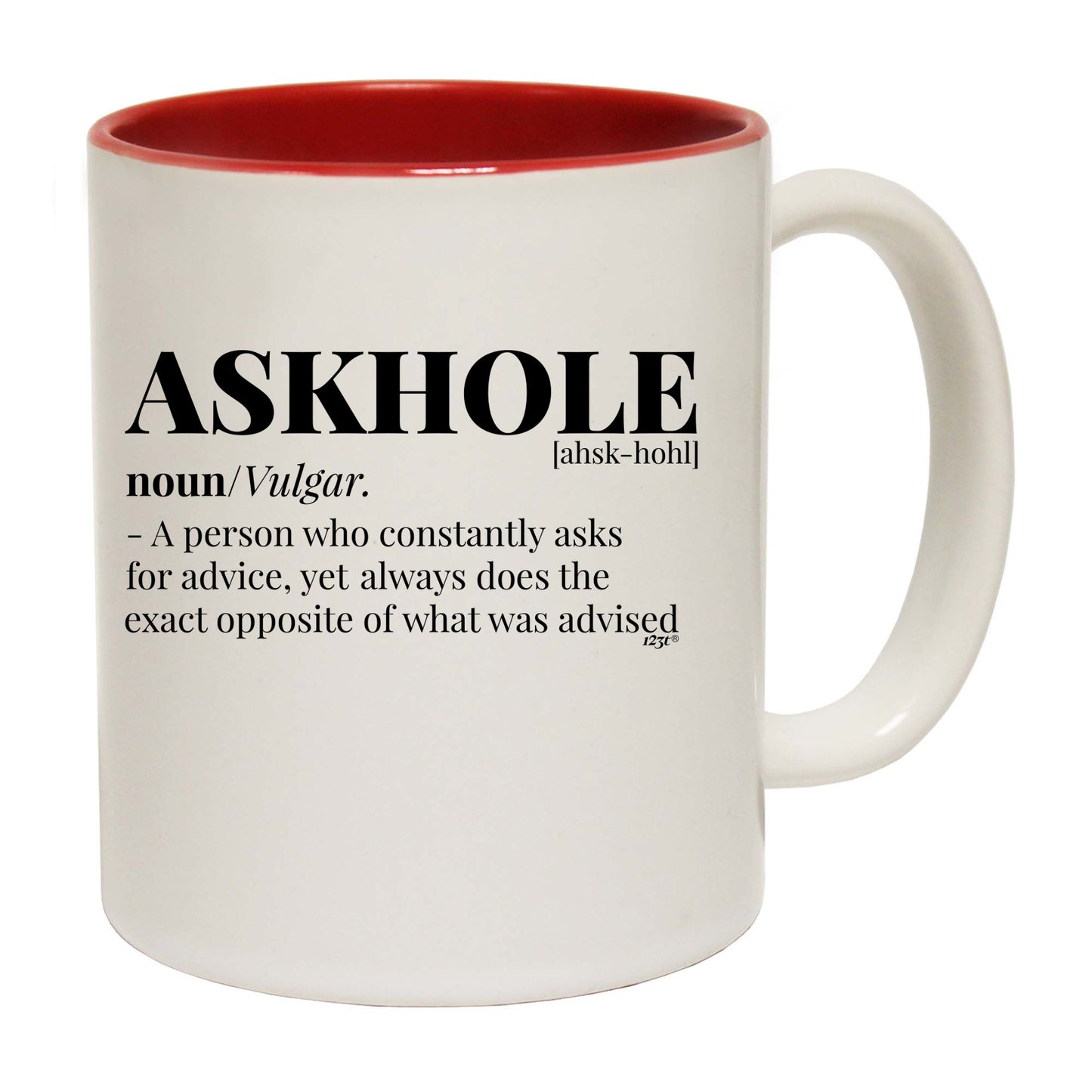 Askhole Noun - Funny Coffee Mug