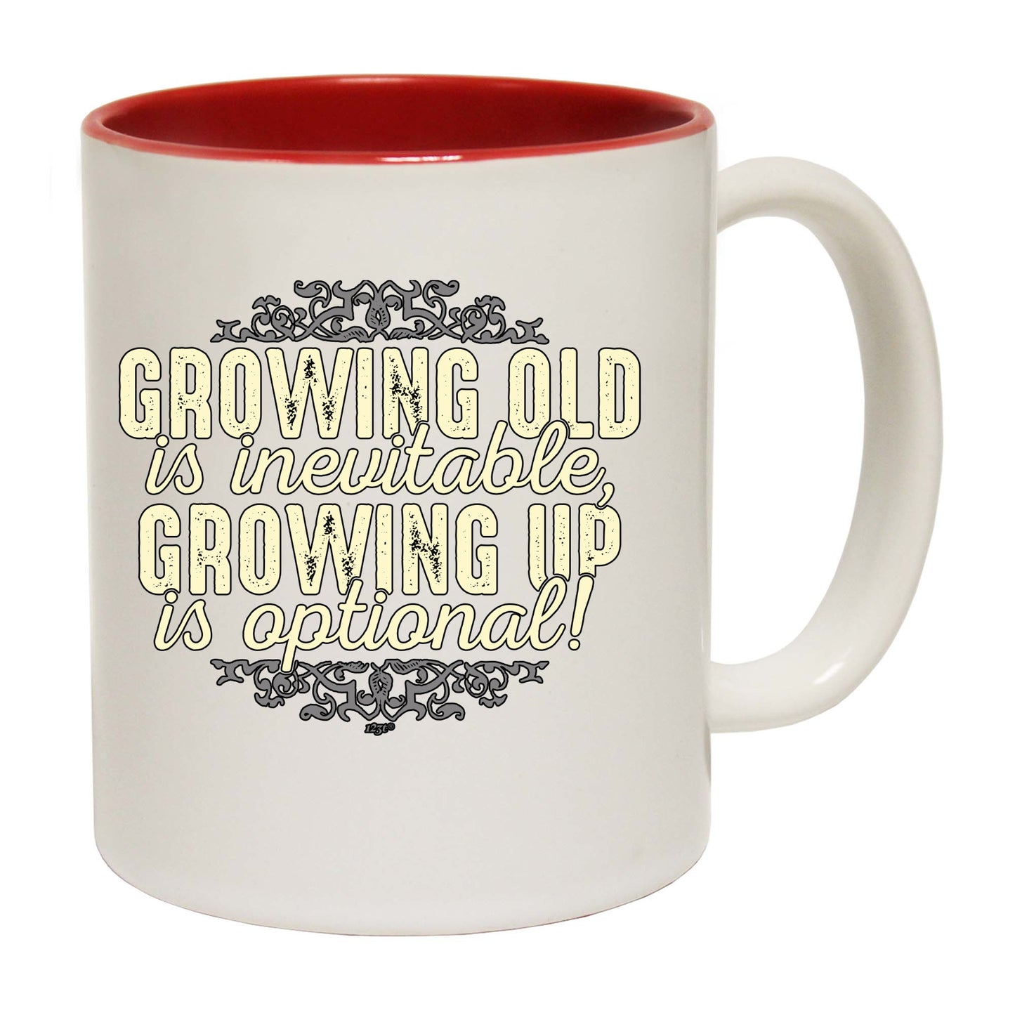 Growing Old Is Inevitable - Funny Coffee Mug