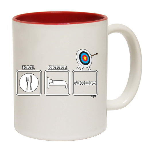 Eat Sleep Archery - Funny Coffee Mug