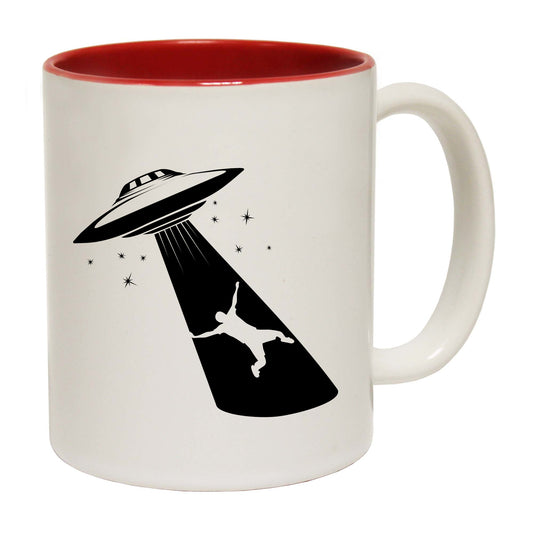 Ufo Abduction White - Funny Coffee Mug