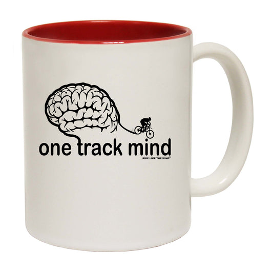 Rltw One Track Mind Bike - Funny Coffee Mug