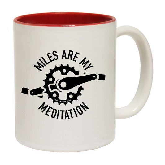 Rltw Miles Are My Meditation - Funny Coffee Mug