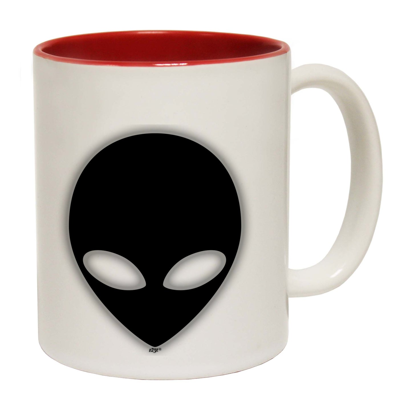 Alien Head Glow In The Dark - Funny Coffee Mug