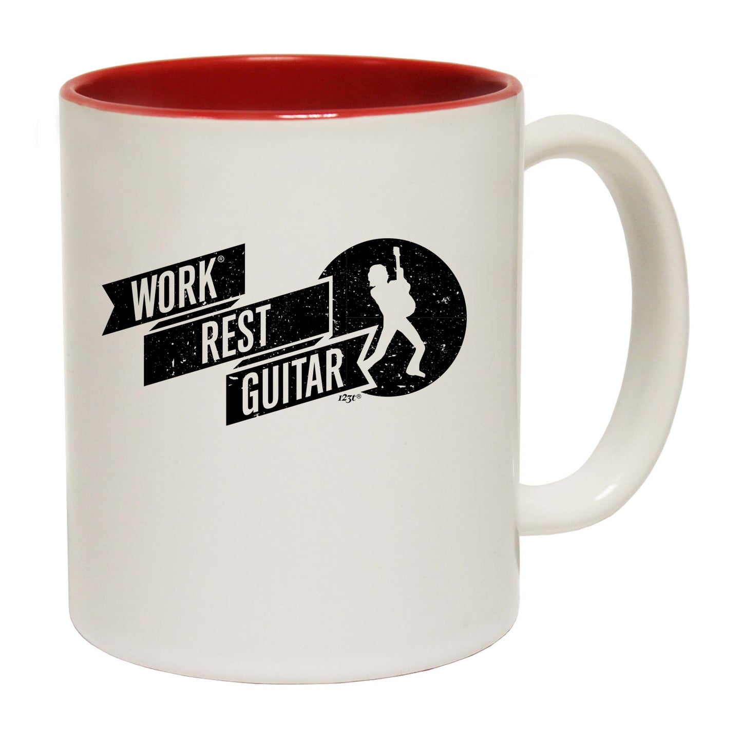 Work Rest Guitar Music - Funny Coffee Mug