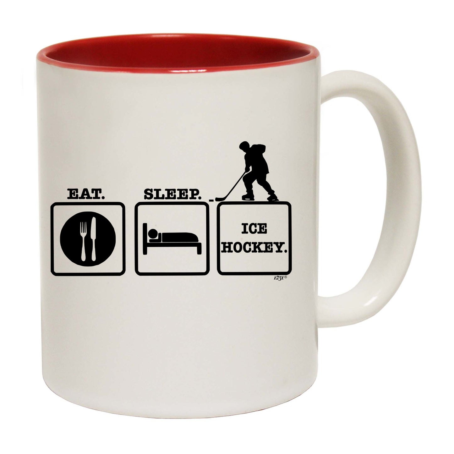 Eat Sleep Ice Hockey - Funny Coffee Mug