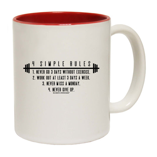 Swps Four Simple Rules - Funny Coffee Mug