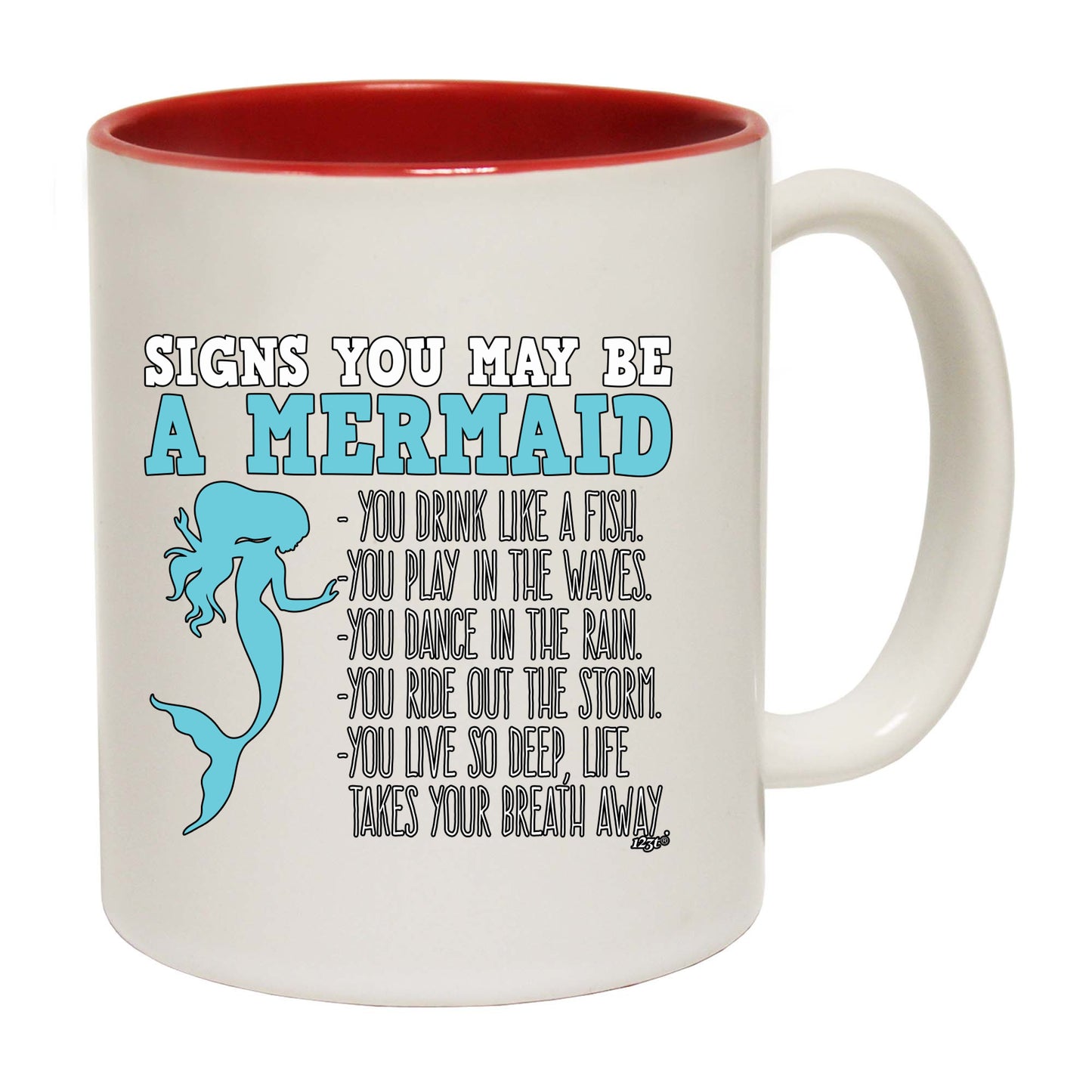 Signs You May Be A Mermaid - Funny Coffee Mug