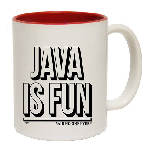Java Is Fun Snoe - Funny Coffee Mug