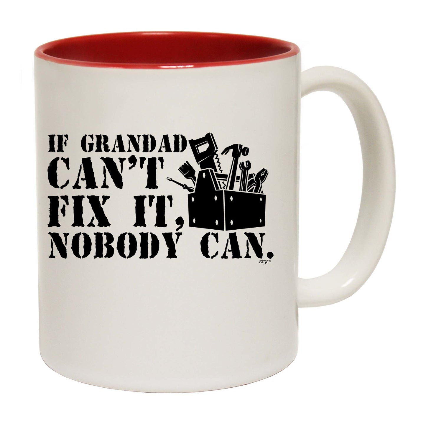 If Grandad Cant Fix It Nobody Can - Funny Coffee Mug