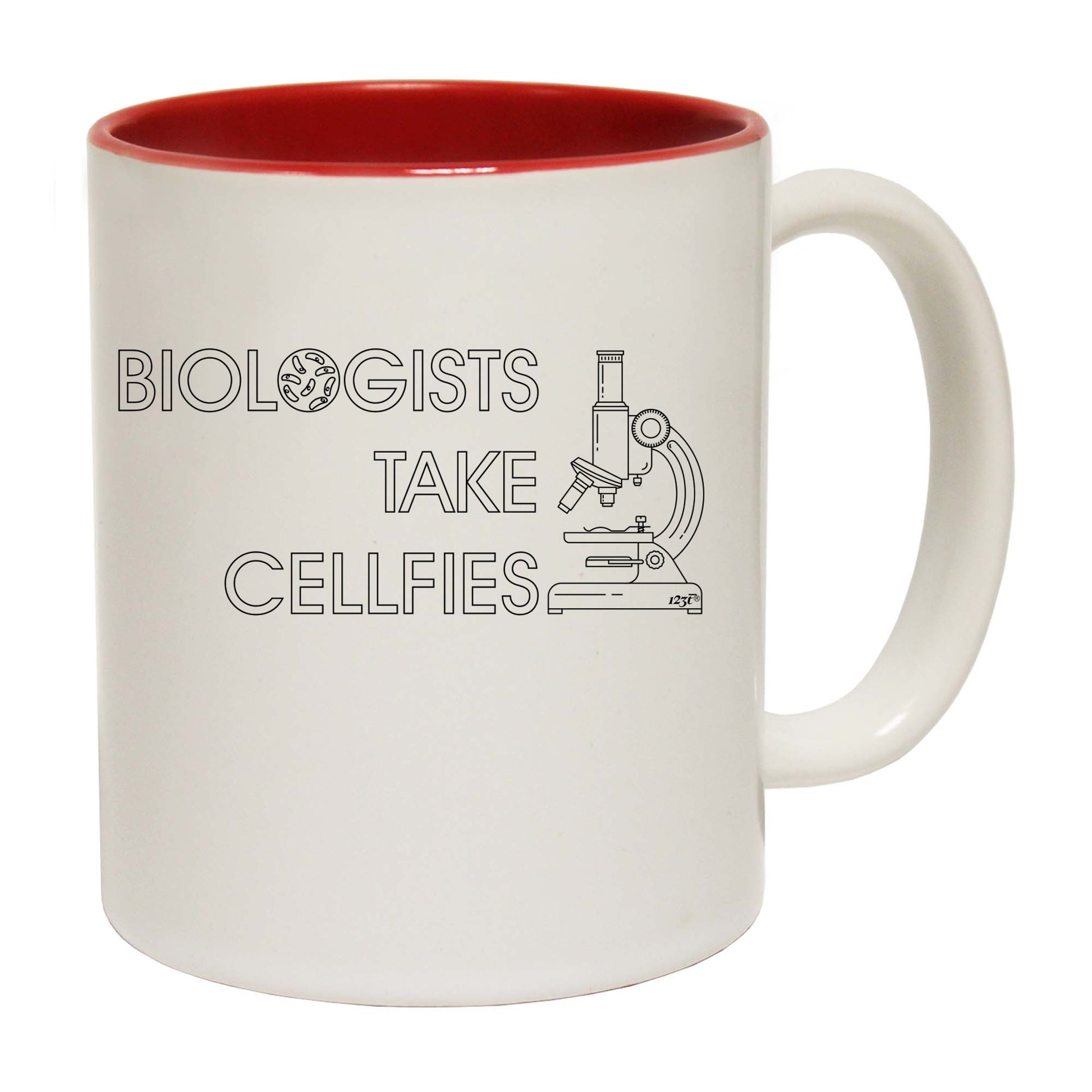 Biologists Take Cellfies - Funny Coffee Mug