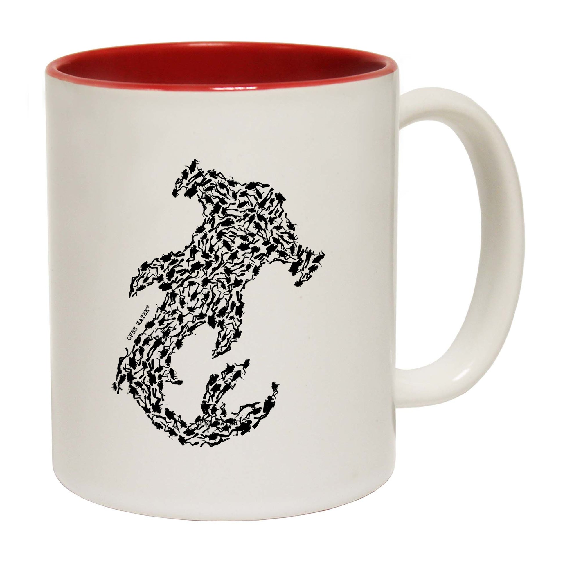 Ow Hammerhead Divers - Funny Coffee Mug