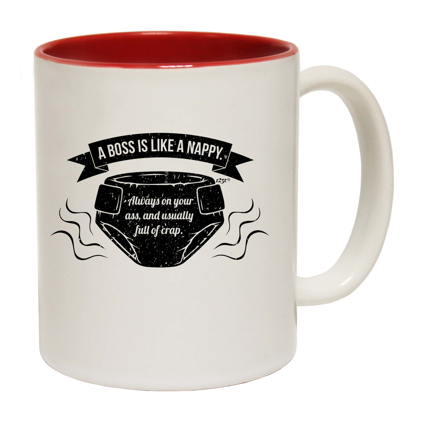 A Boss Is Like A Nappy - Funny Coffee Mug