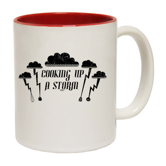 Cooking Up A Storm Kitchen Chef - Funny Coffee Mug