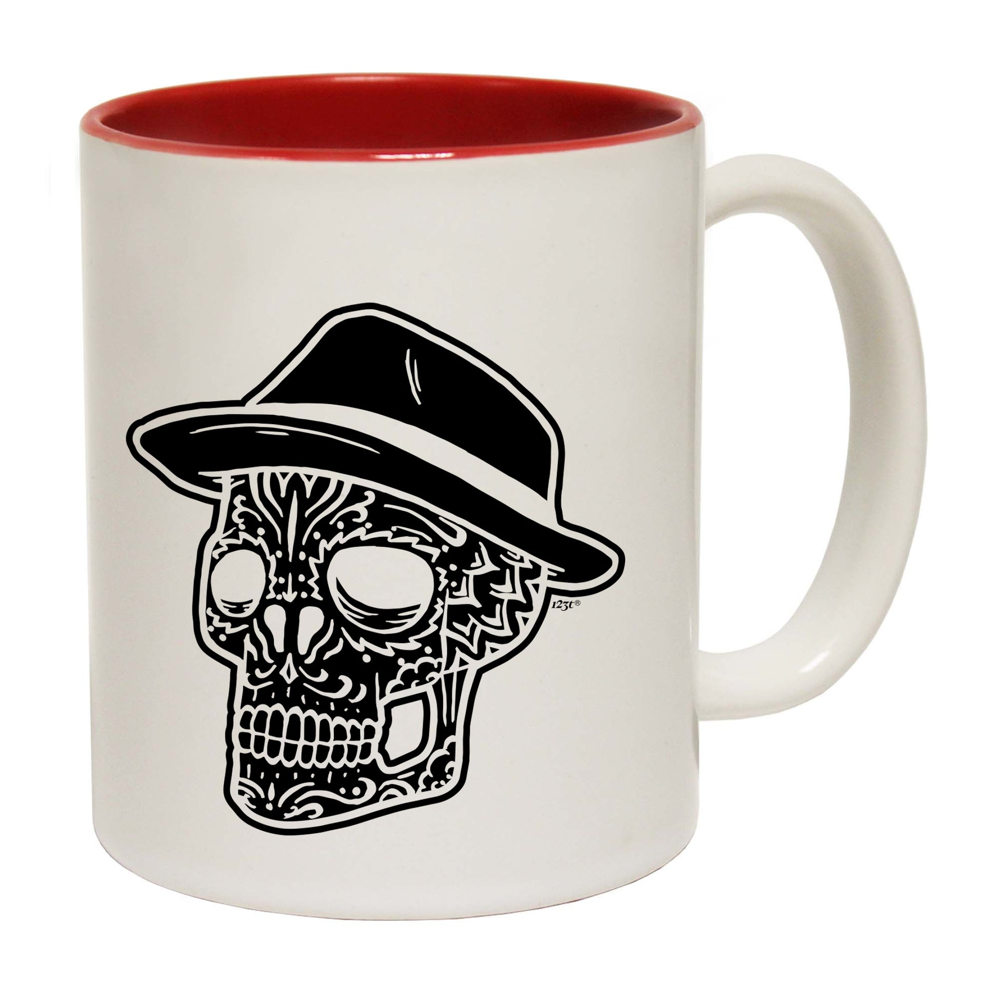 Fedora Candy Skull - Funny Coffee Mug